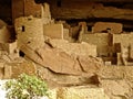 Cliff Palace ruins at Mesa Verde Royalty Free Stock Photo