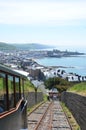 Cliff railway at aberystwyth in cardigan bay