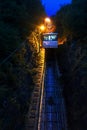 Cliff railway of funicular of La Reineta