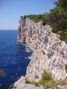 Cliff in sali, croatia