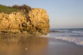 Cliff at Santa Eulalia Beach, Algarve Royalty Free Stock Photo