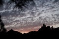 Cliff at sunset in The Nublo Natural Monument.