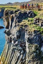 Cliff viewpoint. Arnarstapi. Snaefellsnes peninsula. Iceland