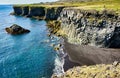 Cliff viewpoint. Arnarstapi. Snaefellsnes peninsula. Iceland