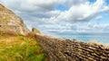 The Cliff Walk Bray to Greystones with beautiful coastline, Ireland