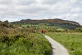 Cliff walk from Greystones to Bray Head Royalty Free Stock Photo