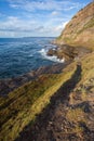 Cliff walkway - Newcastle NSW Australia Royalty Free Stock Photo