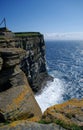 Cliff Westray; Orkney Royalty Free Stock Photo