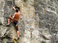 Cliffhanger. Royalty Free Stock Photo