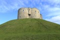 Clifford's Tower, York, England. Royalty Free Stock Photo
