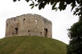 Cliffords Tower in York Royalty Free Stock Photo