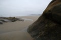 Cliffs abut the Ocean near Yokum Point State Park Oregon coast Royalty Free Stock Photo