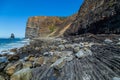 Cliffs in the Algarve West Coast Royalty Free Stock Photo