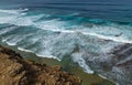 Cliffs in the Algarve West Coast Royalty Free Stock Photo