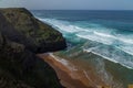 Cliffs in the Algarve West Coast Royalty Free Stock Photo