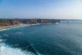 Cliffs in the Algarve West Coast Royalty Free Stock Photo