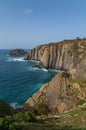 Cliffs in the Algarve West Coast Royalty Free Stock Photo