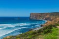 Cliffs in the Algarve West Coast Royalty Free Stock Photo
