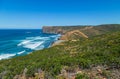 Cliffs in the Algarve West Coast Royalty Free Stock Photo