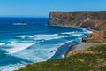 Cliffs in the Algarve West Coast Royalty Free Stock Photo