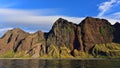 Cliffs along Na Pali Coast of Kauai Island Royalty Free Stock Photo