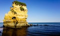 Cliffs and Atlantic ocean in Lagos, Portugal Royalty Free Stock Photo