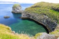 Cliffs and basalt rocks in Arnarstapi, Snaefellsnes peninsula Royalty Free Stock Photo