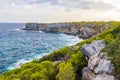 Cliffs bay landscape panorama Parc natural de MondragÃÂ³ Mallorca Spain