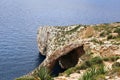 Cliffs of Blue Grotto, Malta Royalty Free Stock Photo