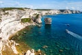 Cliffs of Bonifacio, in Corse, France
