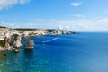Cliffs of Bonifacio, in Corse, France Royalty Free Stock Photo