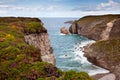 Cliffs at Cap Frehel Royalty Free Stock Photo
