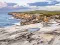 Cliffs in Cape Solander near Sydney Royalty Free Stock Photo
