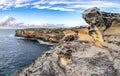 Cliffs in Cape Solander near Sydney Royalty Free Stock Photo