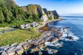 Cliffs and Causeway Coastal Route, Northern Ireland, UK Royalty Free Stock Photo