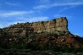 Cliffs. Clear sunny weather, beautiful landscape. Eroded landscape Royalty Free Stock Photo