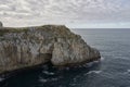 Cliffs on the coast of Castro Urdiales, Spain