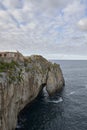 Cliffs on the coast of Castro Urdiales, Spain