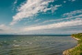 Cliffs at the coast in Paldiski, Estonia Royalty Free Stock Photo
