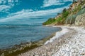 Cliffs at the coast in Paldiski, Estonia Royalty Free Stock Photo