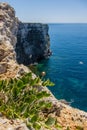 Cliffs on Comino Island Royalty Free Stock Photo