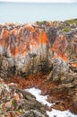 Cliffs on De Kellders Drip Cave, South Africa Royalty Free Stock Photo