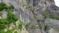 Cliffs on Doftana Valley , Prahova County, Romania