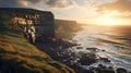 Cliffs Of Doore: Majestic Headland In Yorkshire Royalty Free Stock Photo