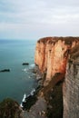 Cliffs in Etretat, Normandie, France. Royalty Free Stock Photo