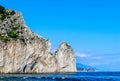 Cliffs Faraglioni rocks, Capri, Italy Royalty Free Stock Photo