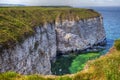 Cliffs of Flamborough, Yorkshire, Great Britain.