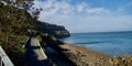 Cliffs of the Great Orme and the North Wales coast Royalty Free Stock Photo