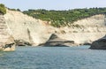 the cliffs on the greek island of corfu are exceptionally beautiful