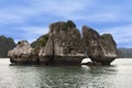 Cliffs on Ha-long bay